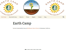 Tablet Screenshot of earthcamp.org